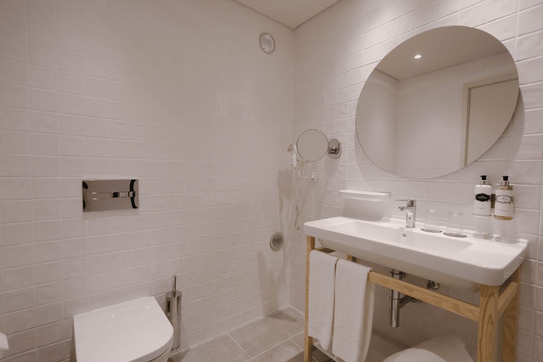 Bathroom - One-Bedroom Apartment